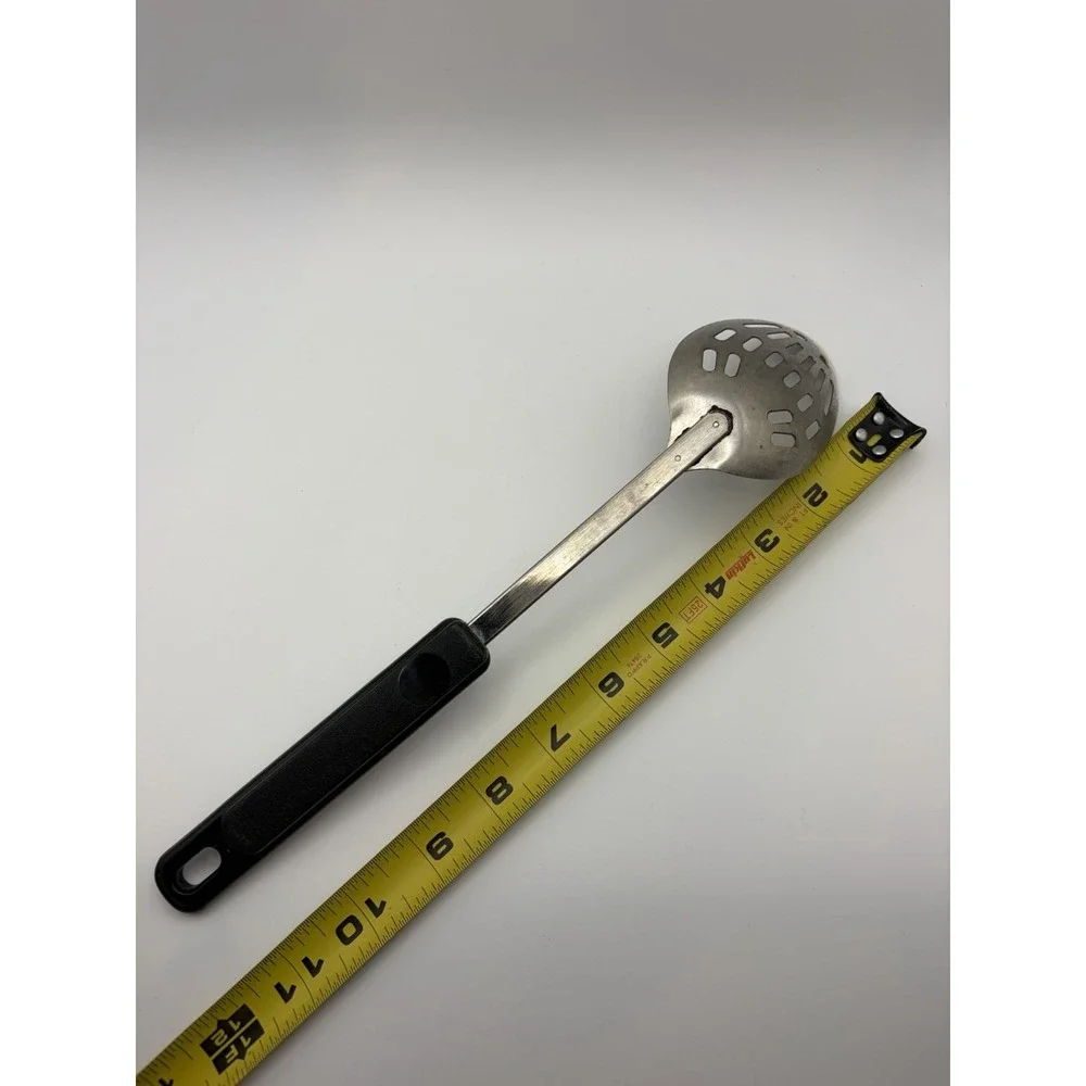 Vintage EKCO Slotted Serving Spoon 12